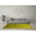 thumbnail image 3 of Ahgly Company Indoor Rectangle Abstract Yellow Contemporary Area Rugs, 5' x 8', 3 of 4