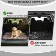 thumbnail image 4 of Jeiento Aztec Leopard Stripe Car Trunk Mat All Season Cargo Protector Universal Fit Floor Mat Western Auto Accessories, 4 of 7