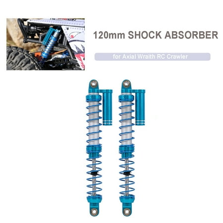 2Pcs 120mm Shock Absorber Internal Spring Negative Pressure Damper for Axial Wraith RC Crawler