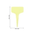 thumbnail image 6 of Raindrops 100Pcs T Shaped Yellow Plastic Waterproof Nursery Garden Labels Markers Plant Tags for Gardening, 6 of 7