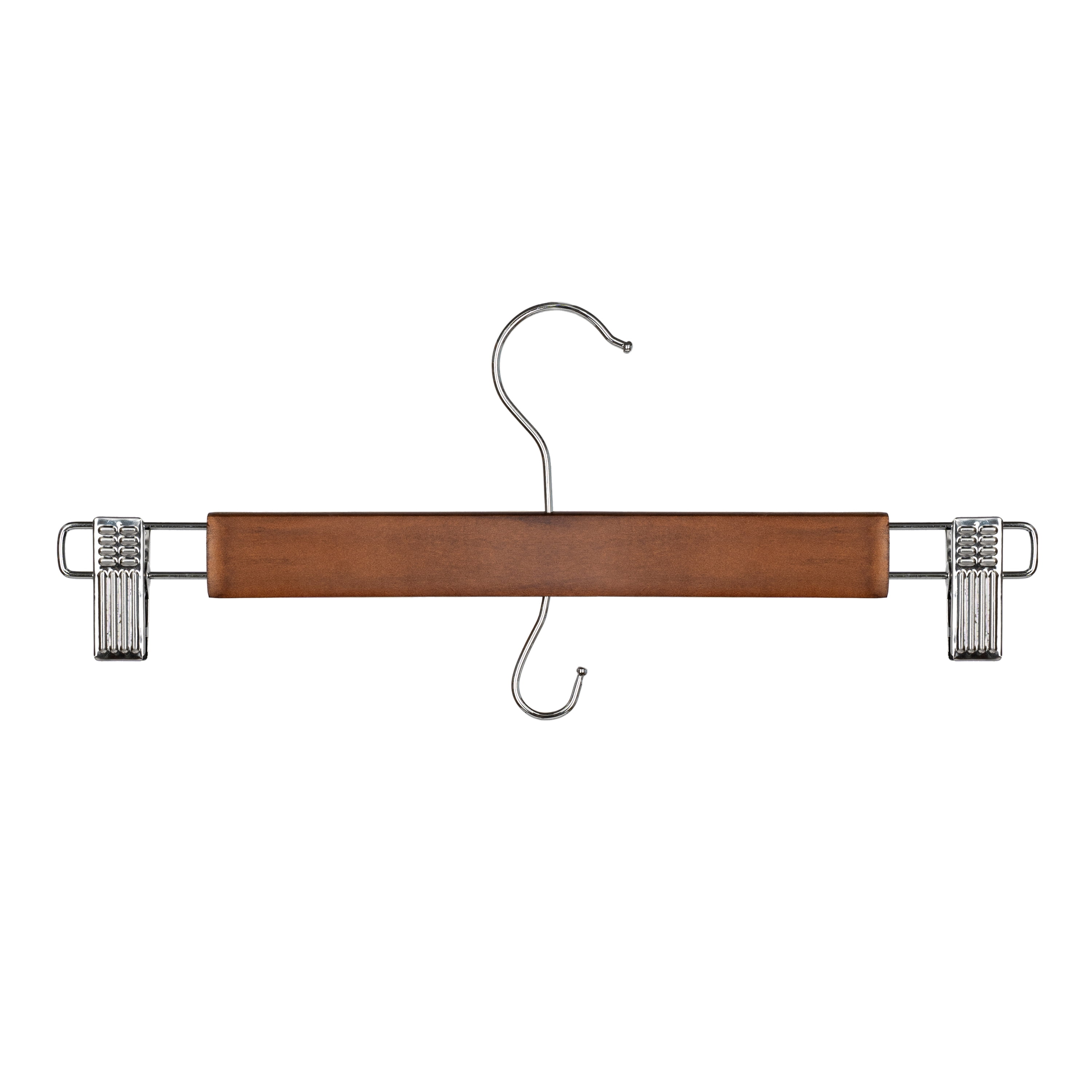 Better Homes & Gardens Wood Suit Hangers, 5 Pack, Walnut Finish