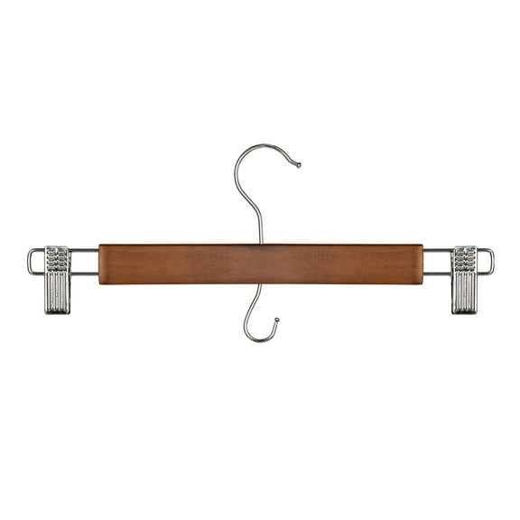 Better Homes & Gardens Walnut Finish Wood Pant & Skirt Hangers
