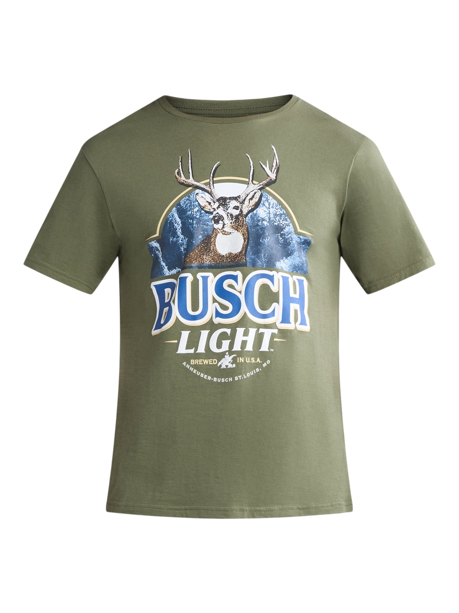 Anheuser Busch Busch Light Mountains Graphic Tee Shirt, Sizes S-3XL