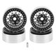 thumbnail image 1 of 4Pcs 1.9in Crawler Wheel Hub RC Aluminium Alloy Crawler Car Rims for Axial SCX10 90046 1/10 Black Silver, 1 of 4