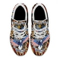 thumbnail image 2 of American Eagle Print Sneakers Lightweight Comfortable Running Shoes for Men Women White Size 8, 2 of 7