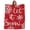 Red, variant on Christmas Red Throw Blanket, Flannel Fleece Blanket with Striped Design for Couch, Winter Snowflakes Merry Xmas New Year Soft Breathable All Season Plush Blankets for Sofa Office Chair 30"x40"