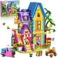 thumbnail image 1 of Juguete de construcción HOGOKIDS Beeeeping & Bakery House con LED 1084 piezas, 1 of 9