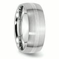 thumbnail image 4 of Cobalt 925 Sterling Silver Inlay 8mm Wedding Band Ring Man Precious Metal   For Dad Mens  For Him, 4 of 10