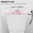 thumbnail image 5 of ZIATUBLE Christmas Trees Toilet Tank Lid Covers Snowman Toilet Water Tank Cover with Elastic Edges Toilet Mat Protective Cover 2 Pcs Standard Toilet Tank Cover for Bathroom Xmas Decor, 5 of 5