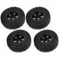thumbnail image 2 of QIILU Wheel Rims Tires Tyre Set, 1/24 RC Car Rims Tires Tyre Set Strong For Axial Scx24 For AXI90081 For AXI00001, 2 of 8