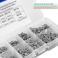 thumbnail image 4 of Ensemble de Vis Auto-Tapotantes 800 Pcs Vis en Bois Assortiment Tête Plate M2 Cross Drive, 4 of 10