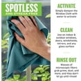 thumbnail image 3 of E-Cloth 2-Pack Window Cleaning Cloth - Streak-Free Glass & Mirror Cleaning Kit with Just Water, Glass Cleaning Cloth, Microfiber Towel Kit for Windows, Car Windshield, Mirrors - Winter Green, 3 of 8