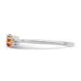 thumbnail image 3 of Finest GoldXMR15-1W-7 14K White Gold Polished 1-Stone Mothers Ring Mounting - Size 7, 3 of 5