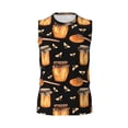thumbnail image 6 of Lsque Bee and Honey Print Men's Cotton Blend Sleeveless Muscle Shirts (S-3XL)- Moisture Wicking, Odor Protection, UPF 30+,Large, 6 of 8