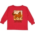 thumbnail image 3 of Inktastic 2026 Chinese New Year Horse Boys or Girls Long Sleeve Toddler T-Shirt, 3 of 5