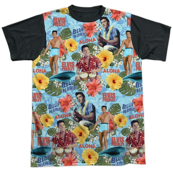 Elvis Presley Surfs Up Unisex Adult Halloween Costume Sublimated T Shirt