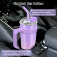thumbnail image 5 of FORHVIPS 40oz Tumbler with Handle and Straw Lid, Double Walled Stainless Steel Vacuum Insulated Tumblers Water Bottle, Travel Mug Iced Coffee Cup, Cupholder Friendly, Airtight Leak-Proof (Sakura Pink), 5 of 6