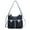 Navy Light Blue, variant on MKF Collection Harper Vegan Color Block Leather Women Shoulder Bag by Mia K - Light Gray Charcoal