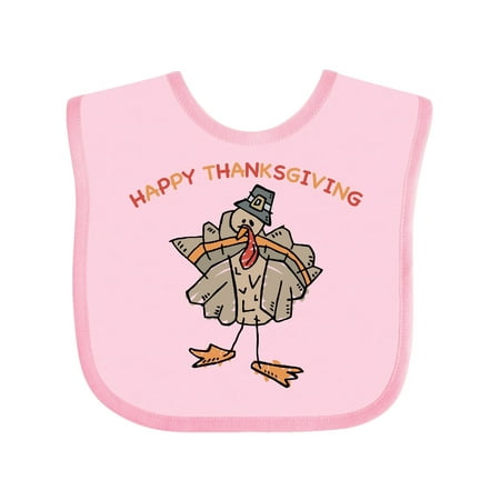 

Inktastic Happy Thanksgiving Gift Baby Boy or Baby Girl Bib