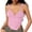 Red, variant on Slim Fit Women's Tank Top - Sexy Deep V-Neck, Boned Corset Design, Ideal for Summer Nights Out