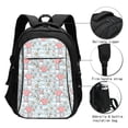 thumbnail image 3 of Balery Cute Rabbit And Heart Print USB Charging Backpack for Men and Women - Water-Resistant, Anti-Theft Laptop Backpack with USB Port for Travel, Work, School, and College, 3 of 7