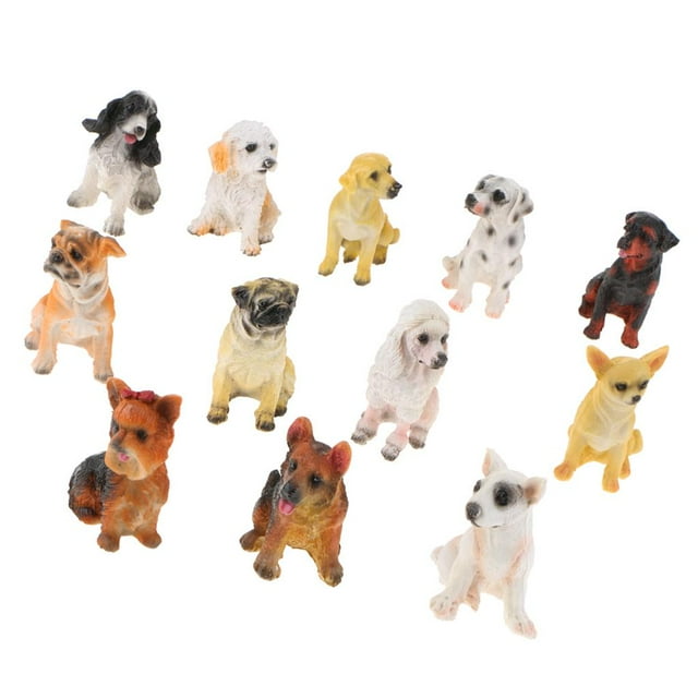 Fairy Garden Dogs Micro Landscape Ornament DIY Figurines Decoración Para