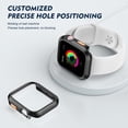 thumbnail image 4 of Allytechgroup Case Compatible with Apple Watch Series 6/5/4/SE 40mm, Support Wireless Charging Shockproof Cover for iWatch Series 6/5/4/SE 40mm for Women Men, Black, 4 of 8
