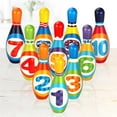thumbnail image 4 of tredstone 8 pcs PU Bowling Pins Number Bowling Pins Kids Educational Toy Fun Family Game, 4 of 9