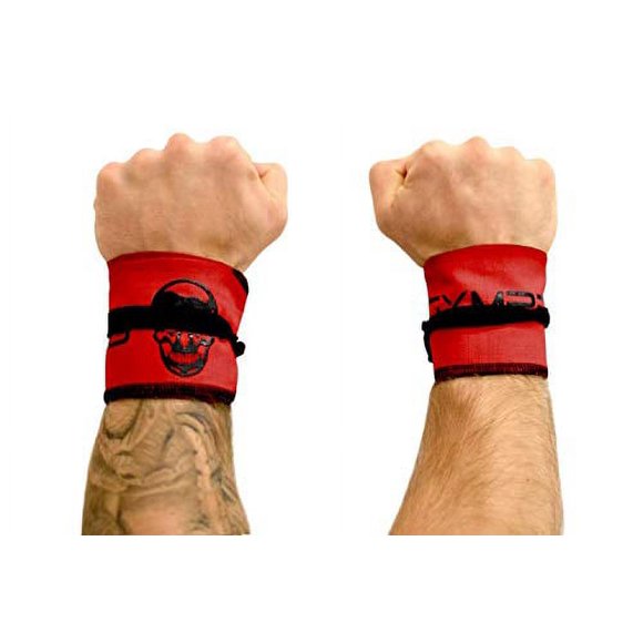 Gymreapers Strength Wrist Wraps for Cross Training, Olympic Lifting, Strength Training, WOD Workouts - Strong Wrist Support for Men and Women - Fits All Wrist Sizes | Men and Women (Red)