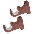 thumbnail image 1 of 2 soportes para barra de cortina, soportes de pared de resina para poste romano Color B, 1 of 9
