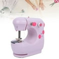 thumbnail image 3 of Sewing and Quilting Machine, Multifunction Table Sewing Machine, Hemming Sewing Diy Enthusiasts for Beginners Pink US Plug, 3 of 7