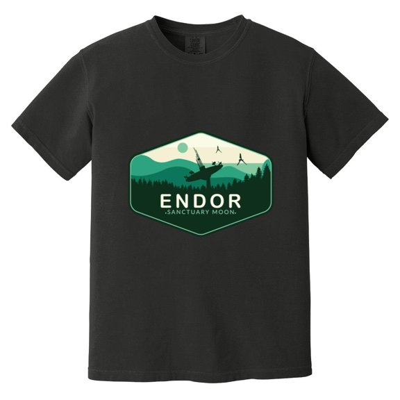 Endor Sanctuary Moon Forest Ewok Sci-Fi Fan Travel Comfort Color T-Shirt, Unisex, up to size 4XL