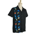 thumbnail image 2 of Men's Short Sleeve Contrast Pattern Printed Personalized Shirts, 2 of 6