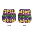 thumbnail image 6 of Goofa Mardi Gras4 Printed Women 2 in 1 Running Shorts,Quick Dry Athletic Workout Shorts,High Waisted Athletic Shorts with Liner Pockets-Small, 6 of 9
