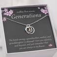 thumbnail image 3 of Anavia Three Generations Necklace Gift for Grandmother, Mother, Granddaughter, 925 Sterling Silver Necklace Birthday for Grandma, 3 of 10