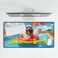 thumbnail image 4 of Hello Summer Afghan Hound Pool Day on Watermelon Float Desk Mat Full Keyboard Mouse Pad Dog Lover Large Mousepad - 13008, 4 of 5