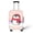 Christmas Penguin Pattern, variant on HELLHERO The American Flag Design Convenient Install Suitcase Sleeve for Friends, All Size Breathable Easy Clean Luggage Cover