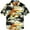 Black(118-36), variant on Youth Big Boys Casual Button Down Shirt Short Sleeve Hawaiian Shirts for Boys