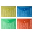 thumbnail image 2 of Plastic Envelopes File Folders Clear Document Folders Us Letter Size File Envelopes File Sleeves With Snap Button For School File Organization,1X Transparent Waterproof Document Bag Clearance, 2 of 9