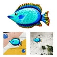 thumbnail image 3 of 2x Metal Sea Fish Beach Theme Coastal Art Decorations for home and indoor, 3 of 8