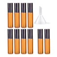 thumbnail image 2 of Bouteilles d'Huile Essentielle Roll-On, avec Entonnoir Parfum Rechargeable Parfum Portable 5ml 10 Pcs, 2 of 10