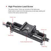 SUNWAYFOTO MFR-150D Macro Focusing Rail with screw-knob clamp
