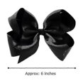 thumbnail image 2 of 2 Pcs Hand-made Grosgrain Ribbon Solid Color Hair Bows Alligator Clips Hair Accessories For Little Teen Toddler Girls Kids, 2 of 5