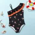 thumbnail image 5 of ASFGIMUJ Toddler Girls One Piece Swimsuit Summer Peplum Beach Hot Spring Wimsuit Swimwear Accessories Bathing Suits For Teens Girls,Size 8 Years-9 Years A, 5 of 9