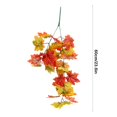 thumbnail image 3 of Decoración de hojas de ratán para Acción de Gracias, hojas artificiales colgantes para interiores, hogar, Halloween, Navidad, chimenea, elegante estilo festivo, tamaño grande, fácil montaje,, 3 of 7