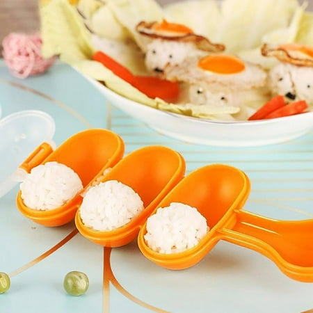 

Rice Ball Molds Sushi Balls Maker Mould Spoon Kitchen Cooking Utensil Tools Set