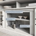 thumbnail image 3 of BELLEZE TV Stand Media Entertainment Center - Astorga (Sargent Oak), 3 of 7