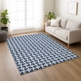 thumbnail image 6 of Addison Rugs Chantille Indoor/Outdoor Transitional Geometric Navy Machine Washable Rectangle Rug, 3' x 5', 6 of 8
