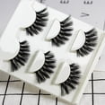 thumbnail image 3 of 3 Pairs 3D Long False Eyelashes Makeup Natural Fake Thick Black Eye Lashes, 3 of 9