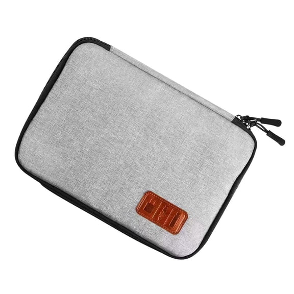 LIFKOME Grey Charger Storage Bag Organizer for USB Cables, Electronic Accessories, and Small Gadgets